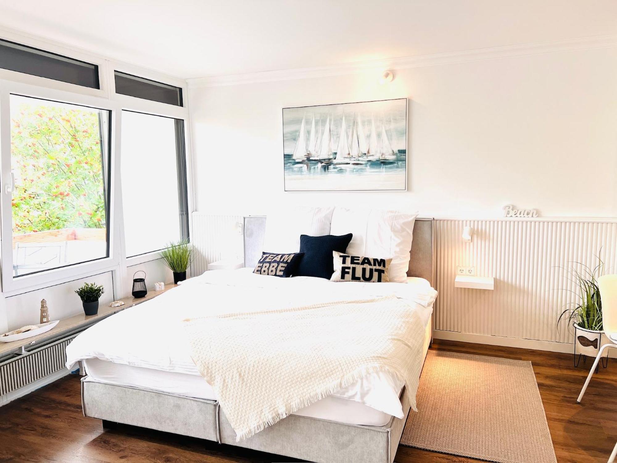 Neu - Frisch Renoviertes Ferienapartment "Waterkant" Бюзум Екстер'єр фото
