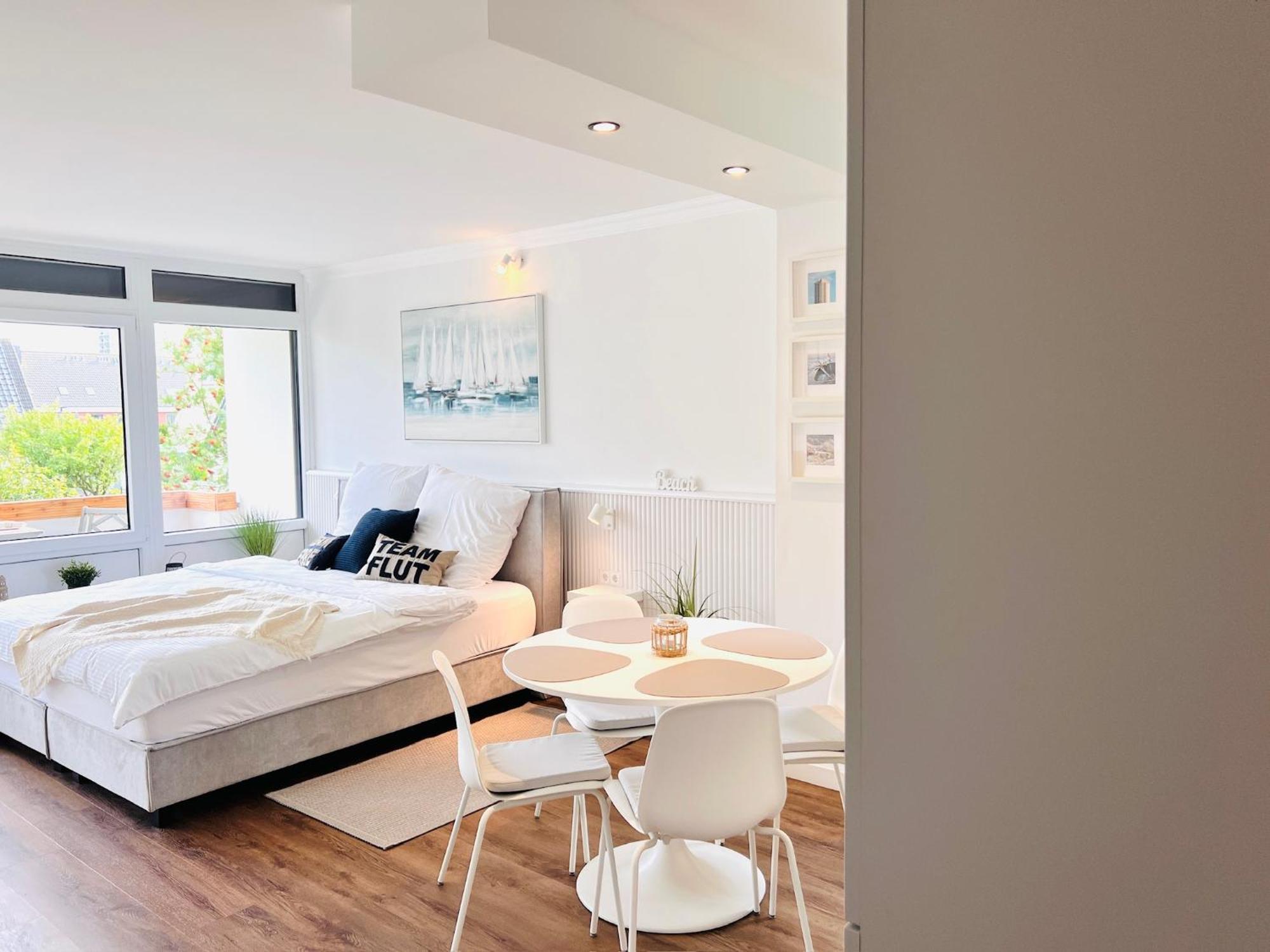 Neu - Frisch Renoviertes Ferienapartment "Waterkant" Бюзум Екстер'єр фото