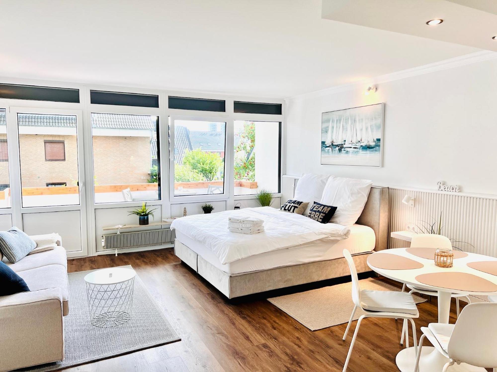 Neu - Frisch Renoviertes Ferienapartment "Waterkant" Бюзум Екстер'єр фото